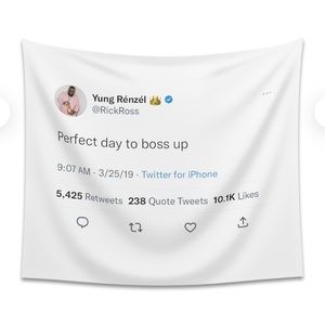 Rick Ross Twitter Quote Flag